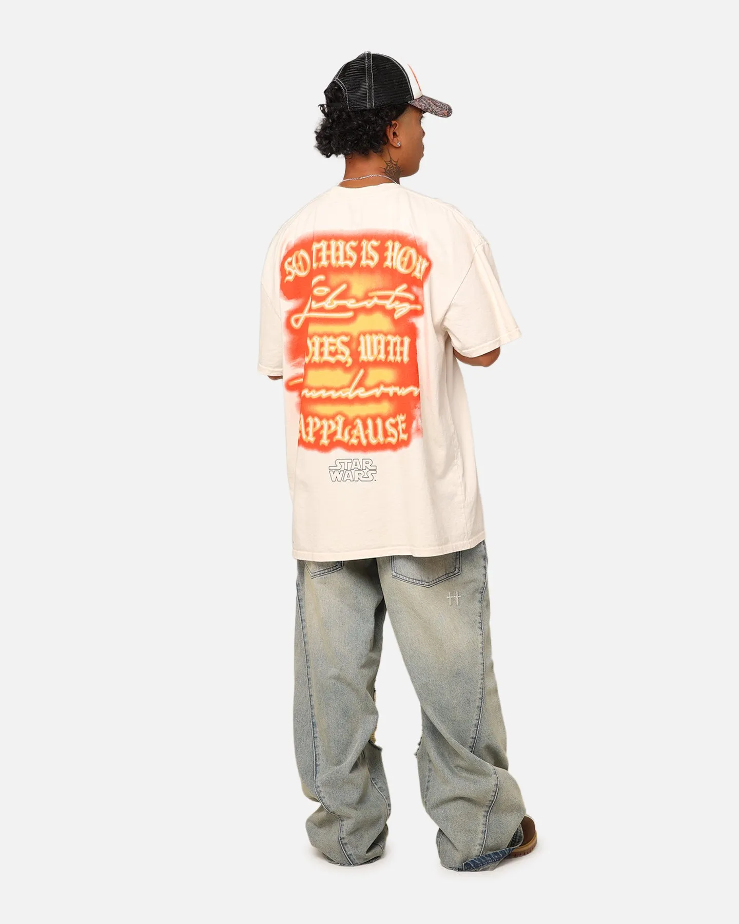 Star Wars Padmé Heavy T-Shirt Off White sold by Culture Kings product image thumbnail 2