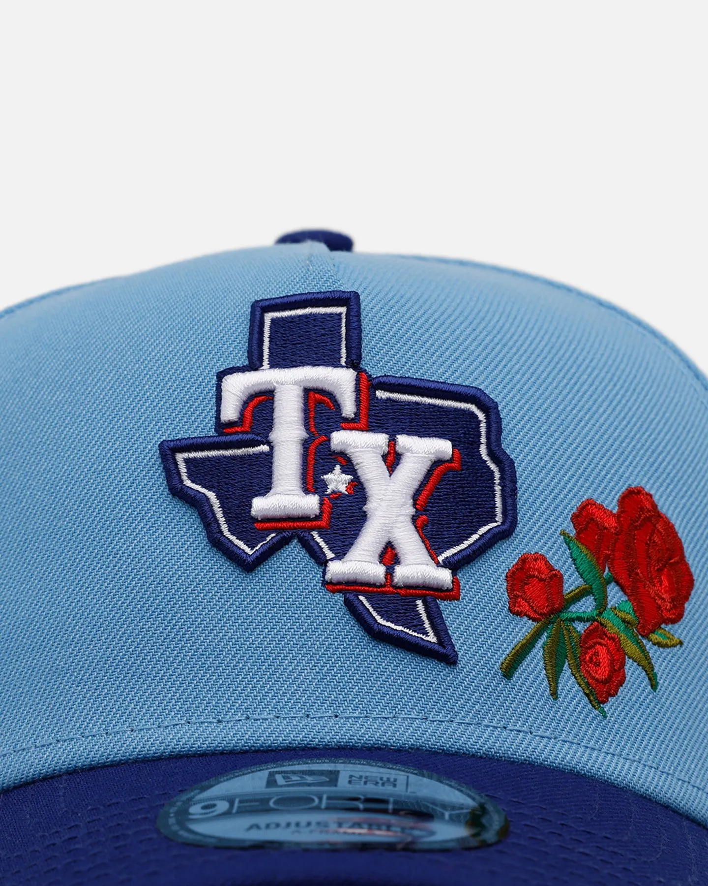 New Era Texas Rangers 'Rose Emblem' 9FORTY A-Frame Snapback Official Team Color sold by Culture Kings product image thumbnail 5