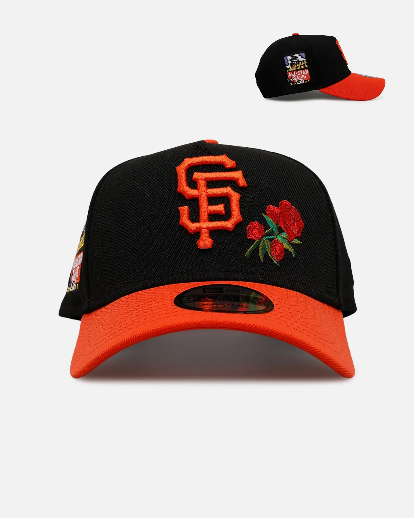 New Era San Francisco Giants 'Official Team Color Rose' 9FORTY A-Frame Snapback Official Team Color sold by Culture Kings