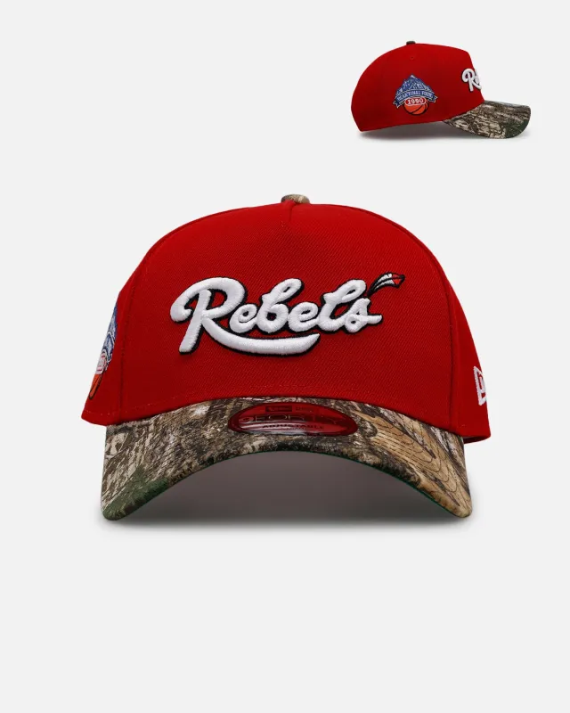 New Era Ole Miss Rebels Football 'Realtree Visor' 9FORTY A-Frame Snapback Official Team Color sold by Culture Kings