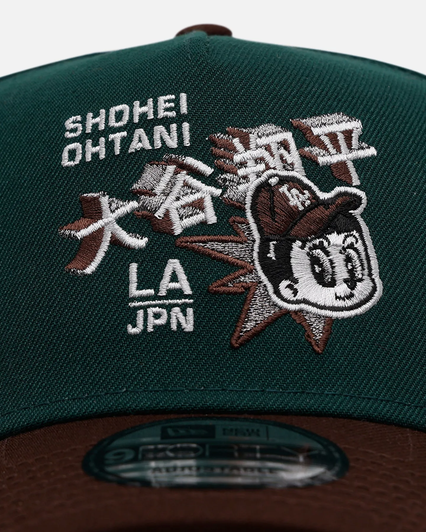 New Era Los Angeles Dodgers 'Rainforest' Ohtani 9FORTY A-Frame Snapback Green/Brown sold by Culture Kings product image thumbnail 5