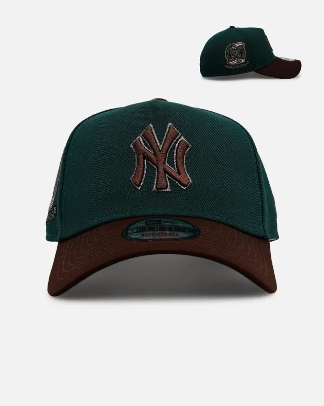 New Era New York Yankees 'Rainforest' 9FORTY A-Frame Snapback Green/Brown sold by Culture Kings