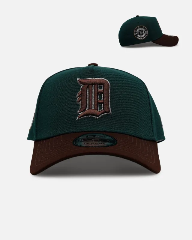 New Era Detroit Tigers 'Rainforest' 9FORTY A-Frame Snapback Green/Brown sold by Culture Kings