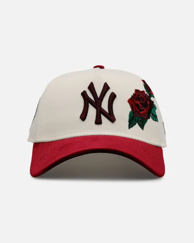 New Era New York Yankees 'Velvet Roses' 9FORTY A-Frame Snapback Chrome sold by Culture Kings