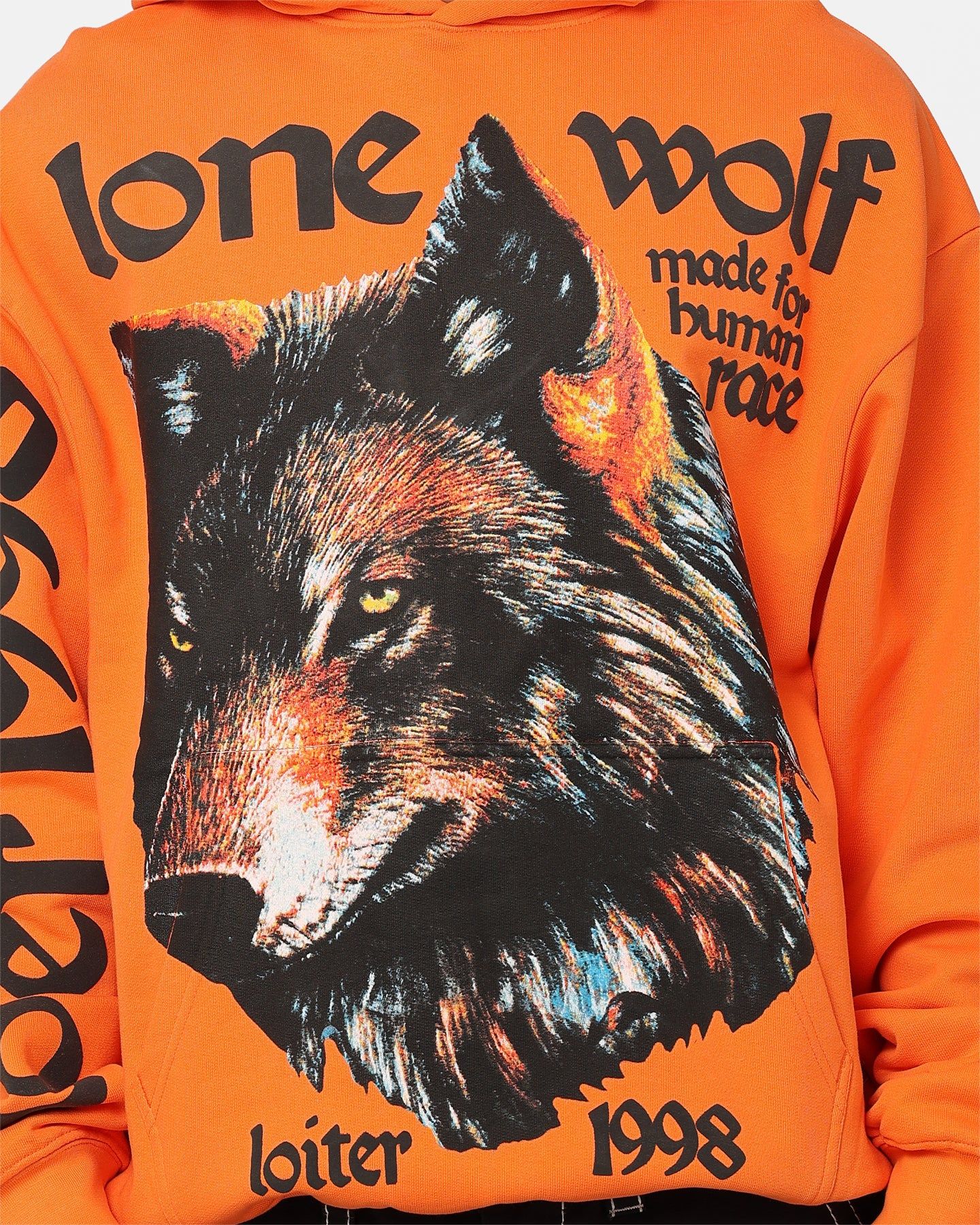 Loiter Lone Wolf Hoodie Orange sold by Culture Kings product image thumbnail 4