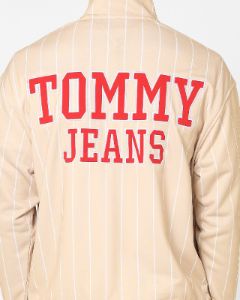 Tommy Jeans Relaxed Pinstripe Track Jacket Classic Beige sold by Culture Kings