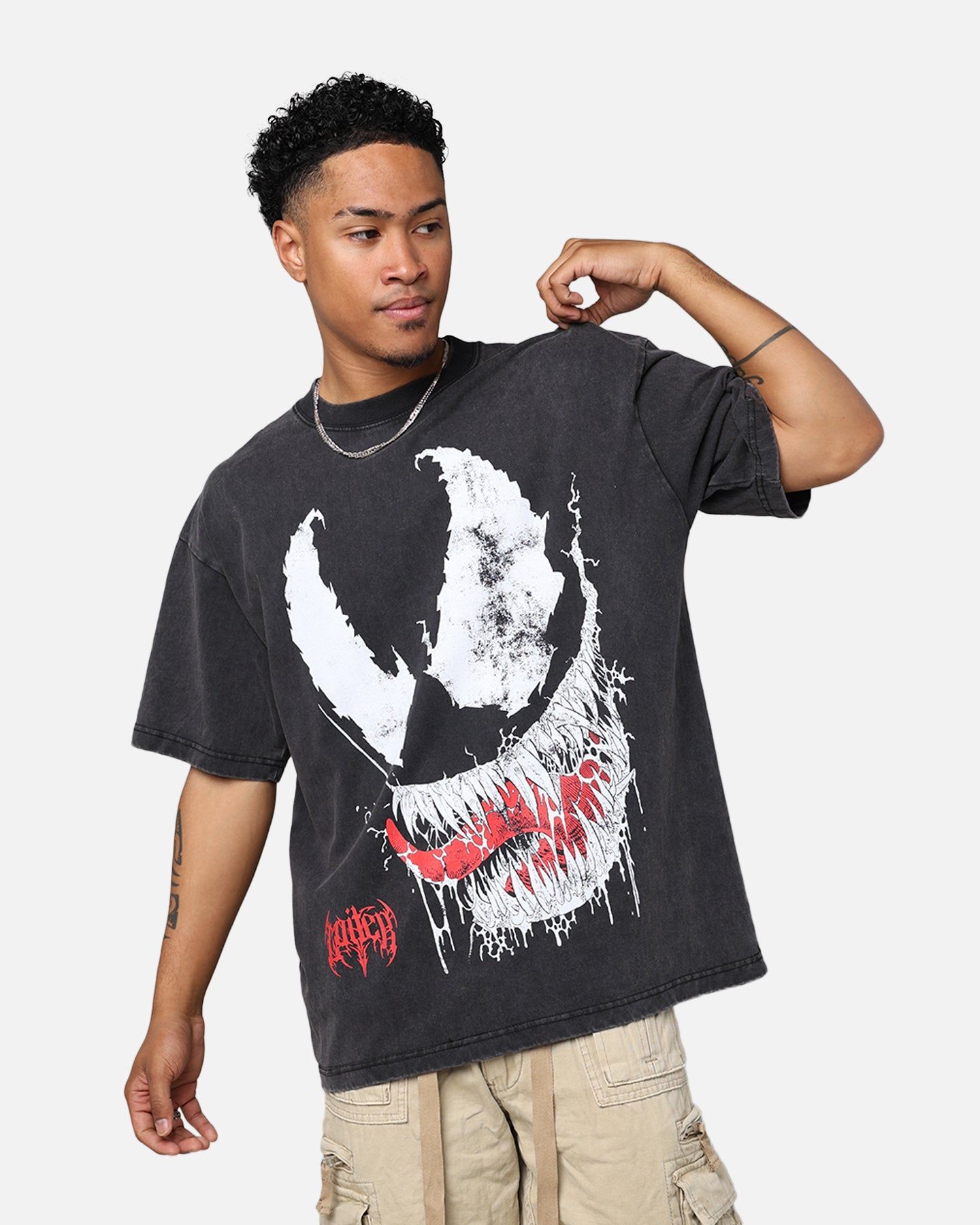 Marvel Spider-Man Venom T-Shirt Charcoal sold by Culture Kings