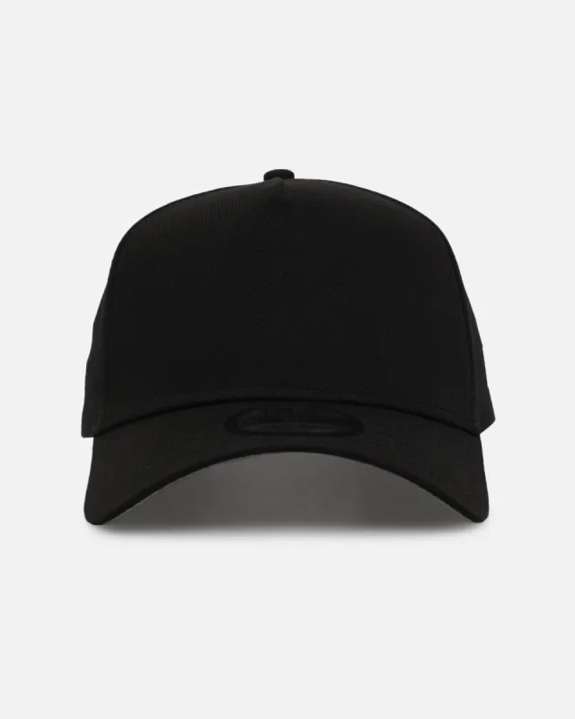 New Era Blank 9FORTY A-Frame Snapback Black sold by Culture Kings