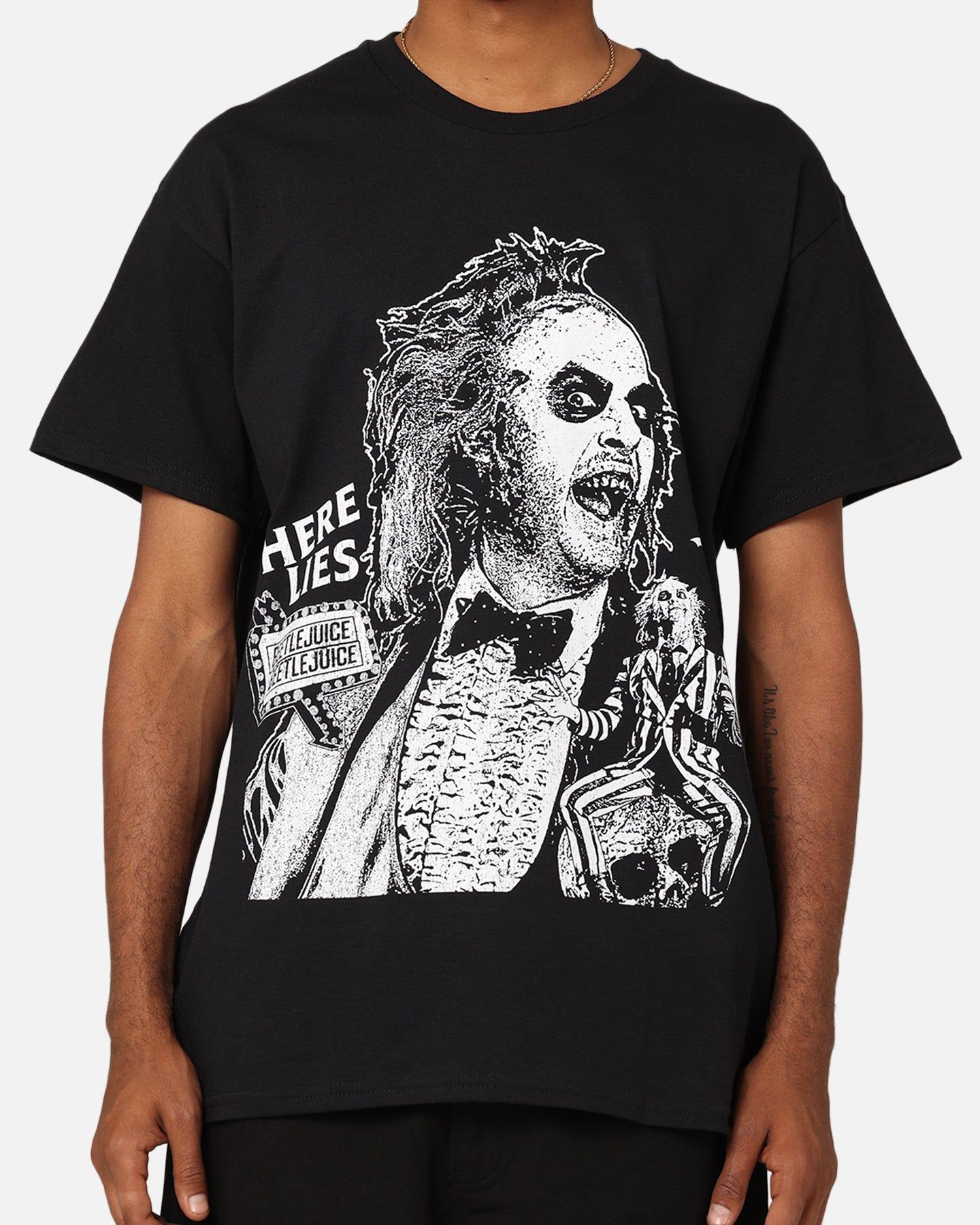 Goat Crew X Beetlejuice Beetlejuice Noir T-Shirt Black sold by Culture Kings product image thumbnail 4
