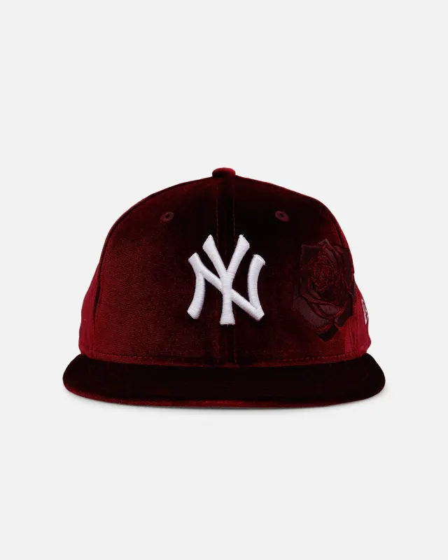 New Era New York Yankees 'Velvet Roses' 59FIFTY Fitted Maroon sold by Culture Kings