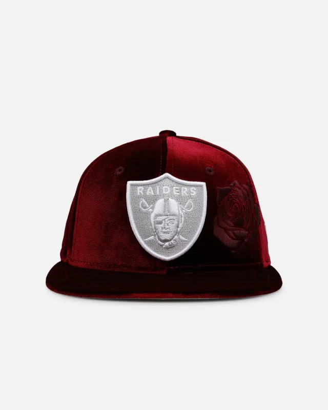 New Era Las Vegas Raiders 'Velvet Roses' 59FIFTY Fitted Maroon sold by Culture Kings