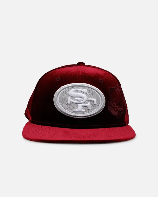 New Era San Francisco 49ers 'Velvet Roses' 59FIFTY Fitted Maroon sold by Culture Kings