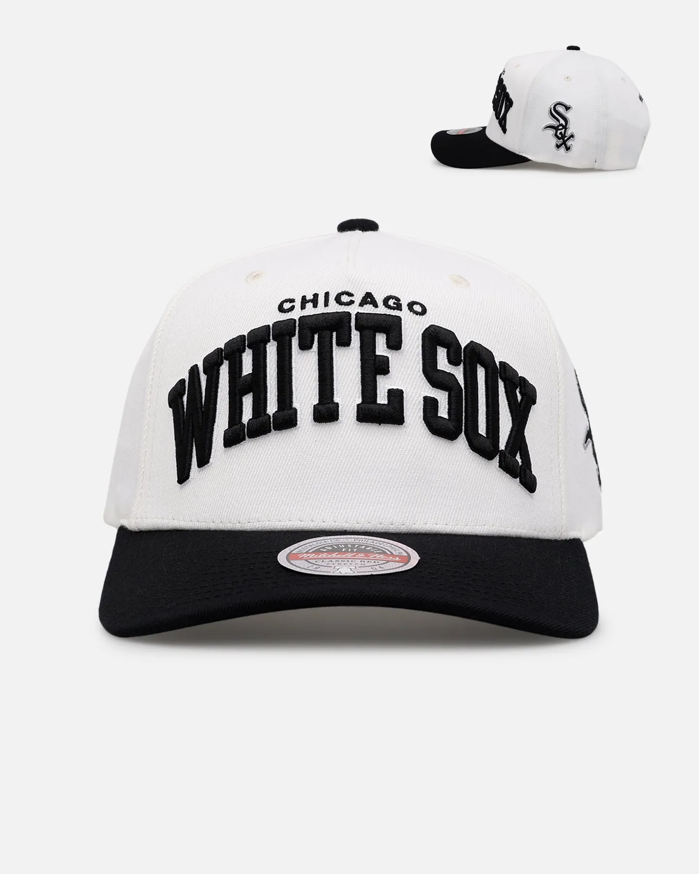 Mitchell & Ness Chicago White Sox 'Arch' MVP Snapback Cream sold by Culture Kings