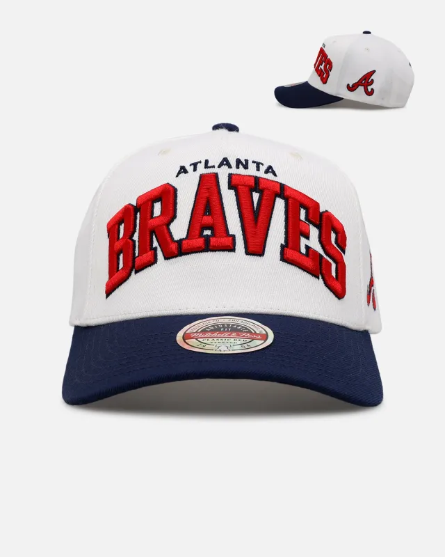 Mitchell & Ness Atlanta Braves 'Arch' MVP Snapback Cream sold by Culture Kings