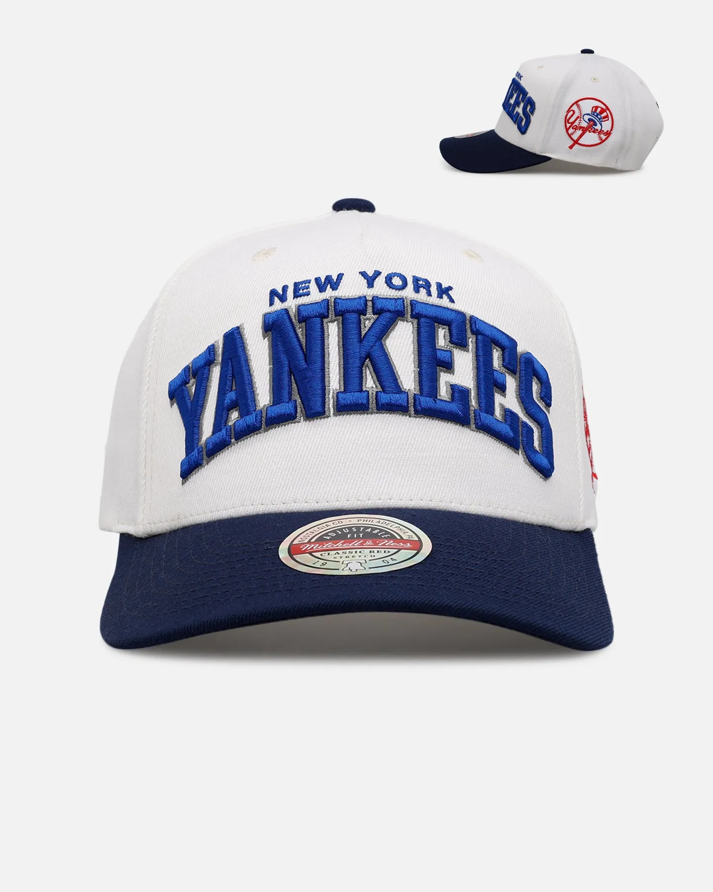Mitchell & Ness New York Yankees 'Arch' MVP Snapback Cream sold by Culture Kings
