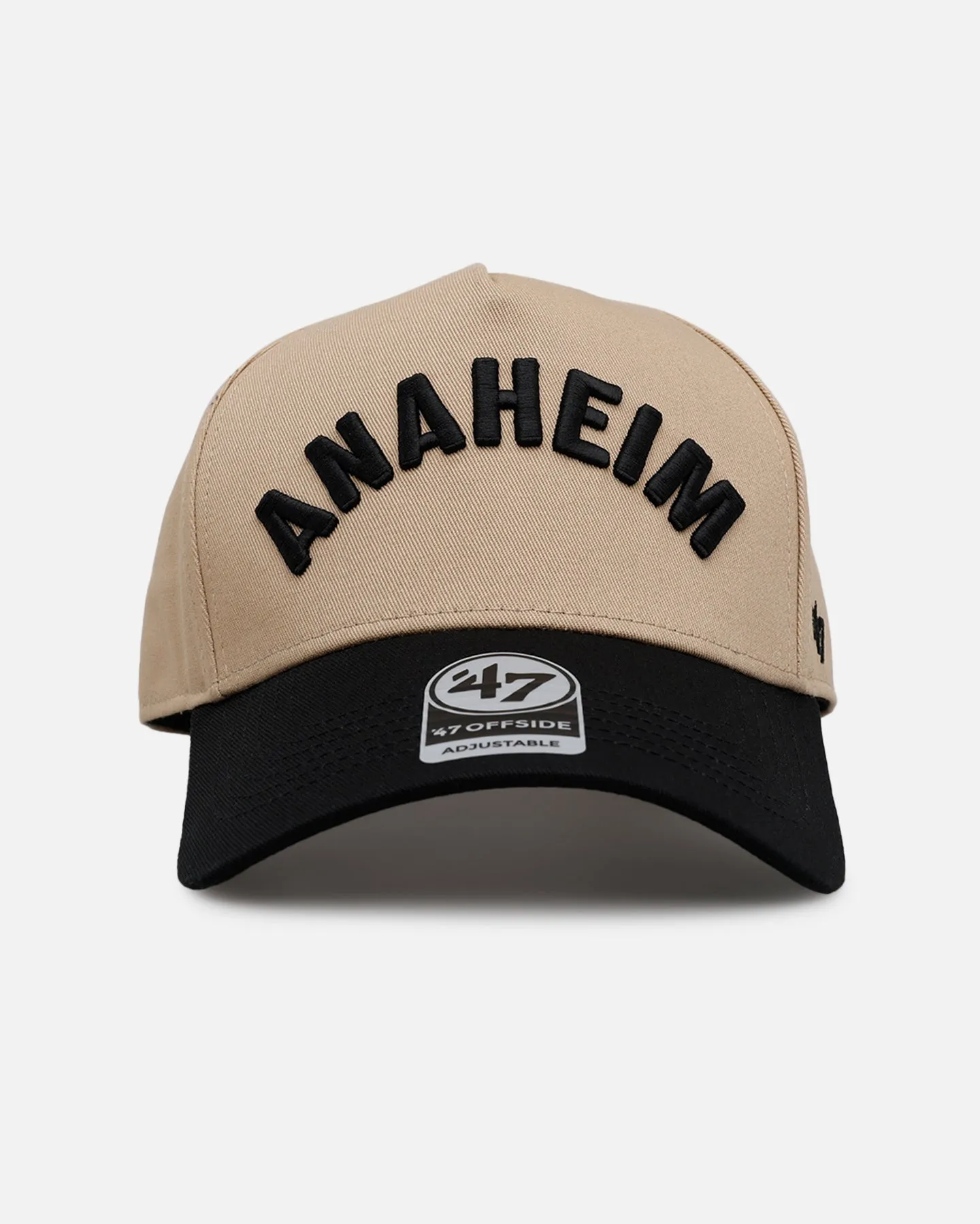 47 Brand Anaheim Ducks 'Arch' 47 Offside Snapback Khaki/Official Team Color sold by Culture Kings