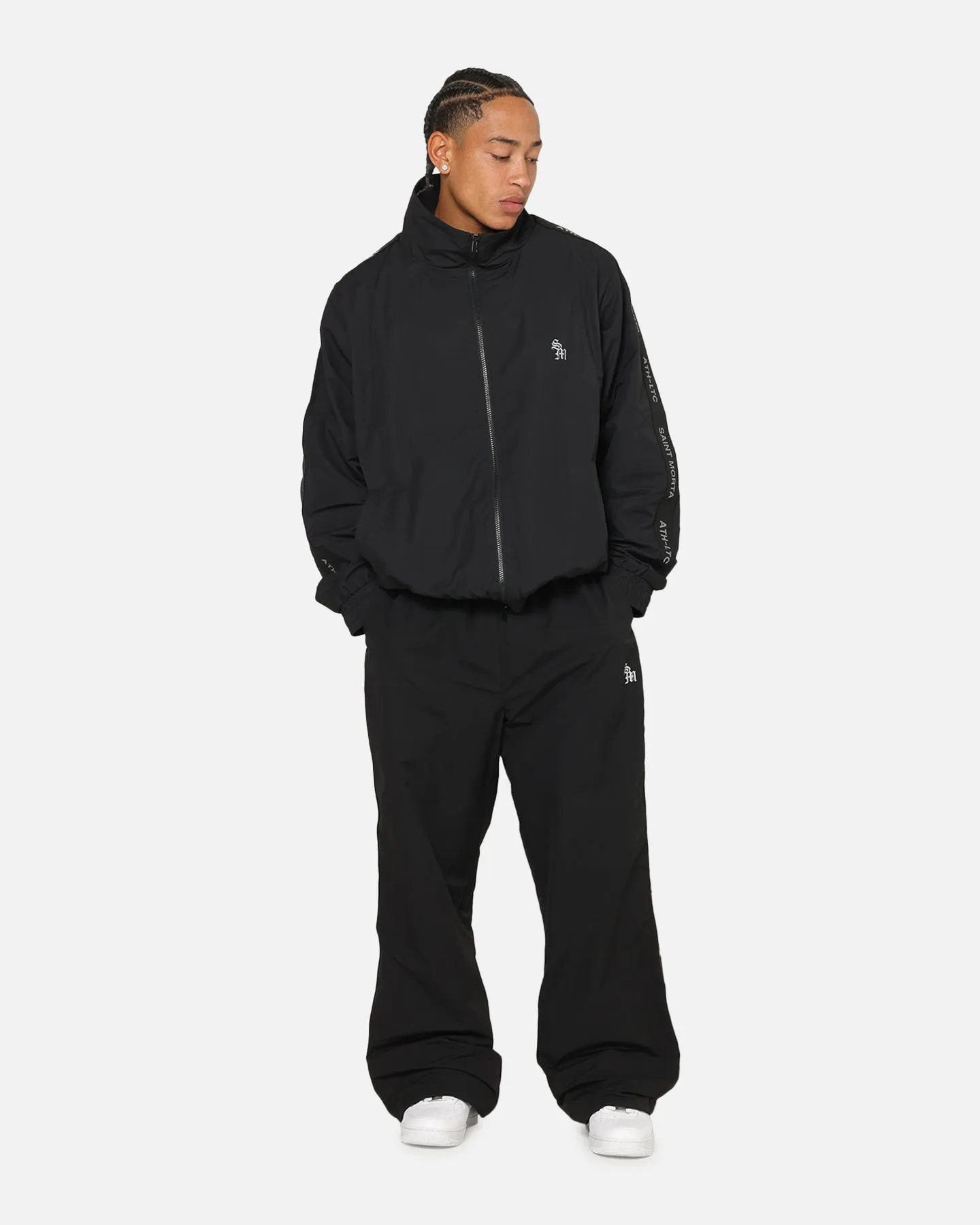 Saint Morta Athltc Track Joggers Black sold by Culture Kings product image thumbnail 2