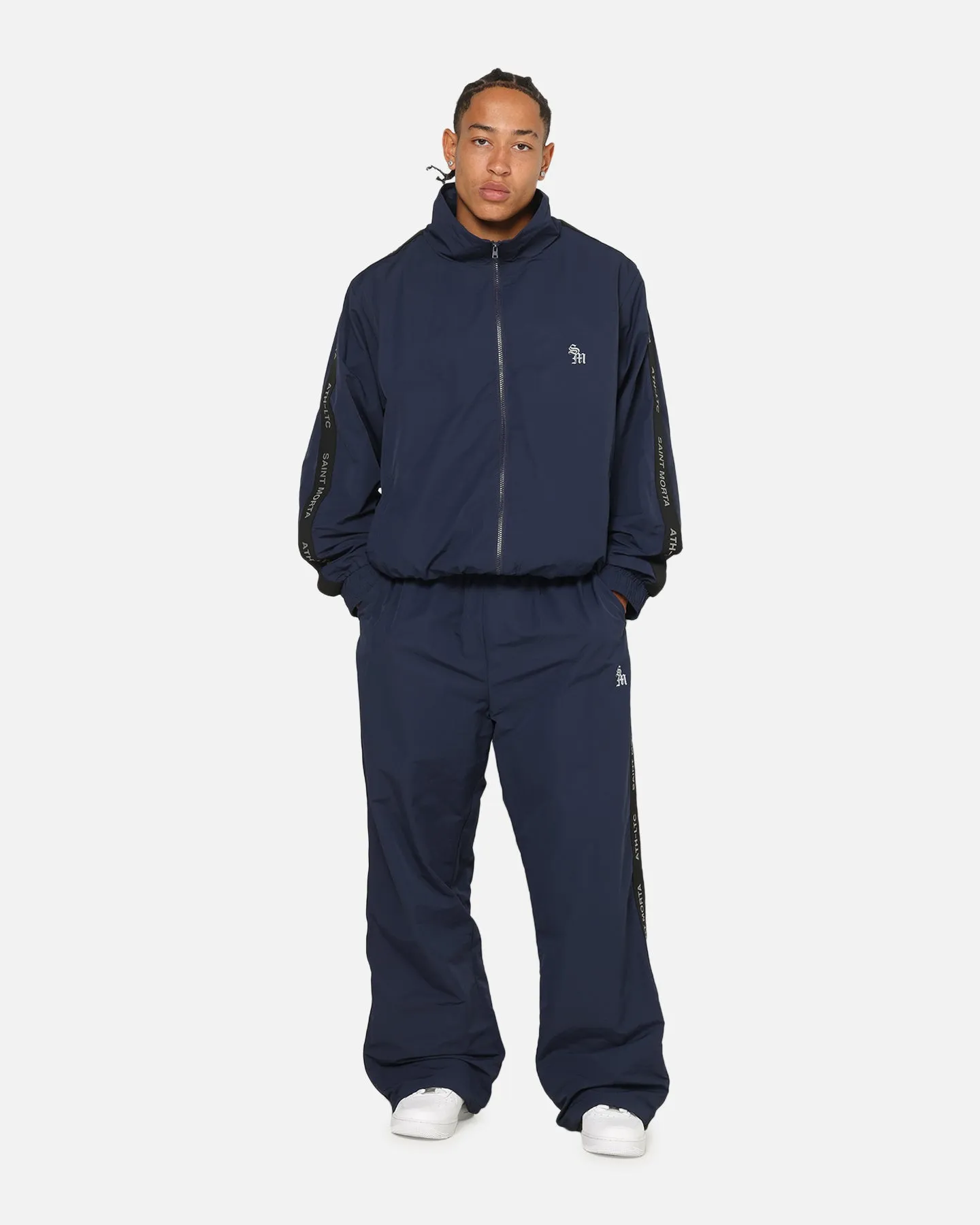 Saint Morta Athltc Track Joggers Dark Royal sold by Culture Kings product image thumbnail 2