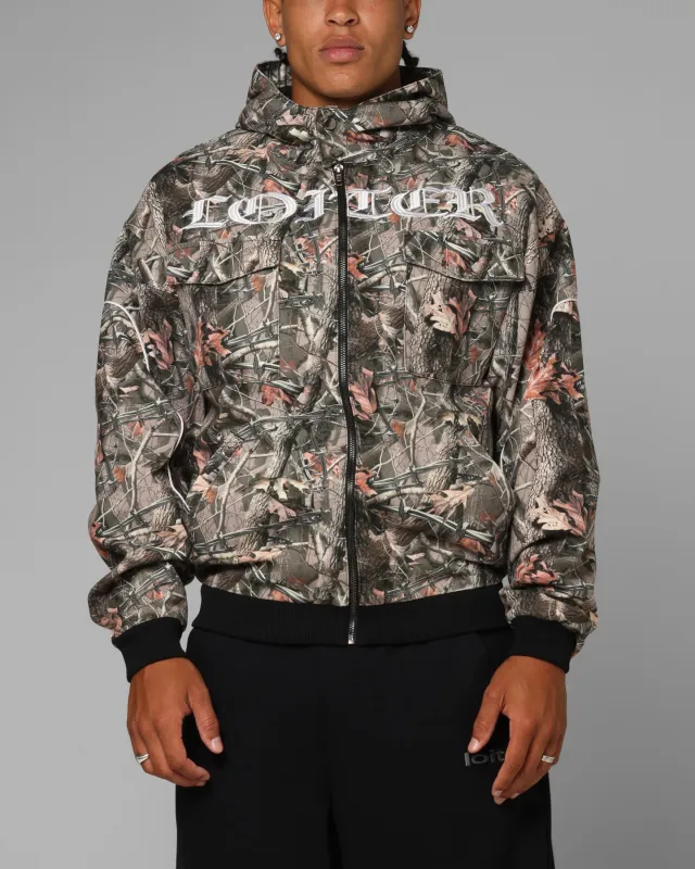 Loiter Fracture Hoodie Real Tree Camo sold by Culture Kings
