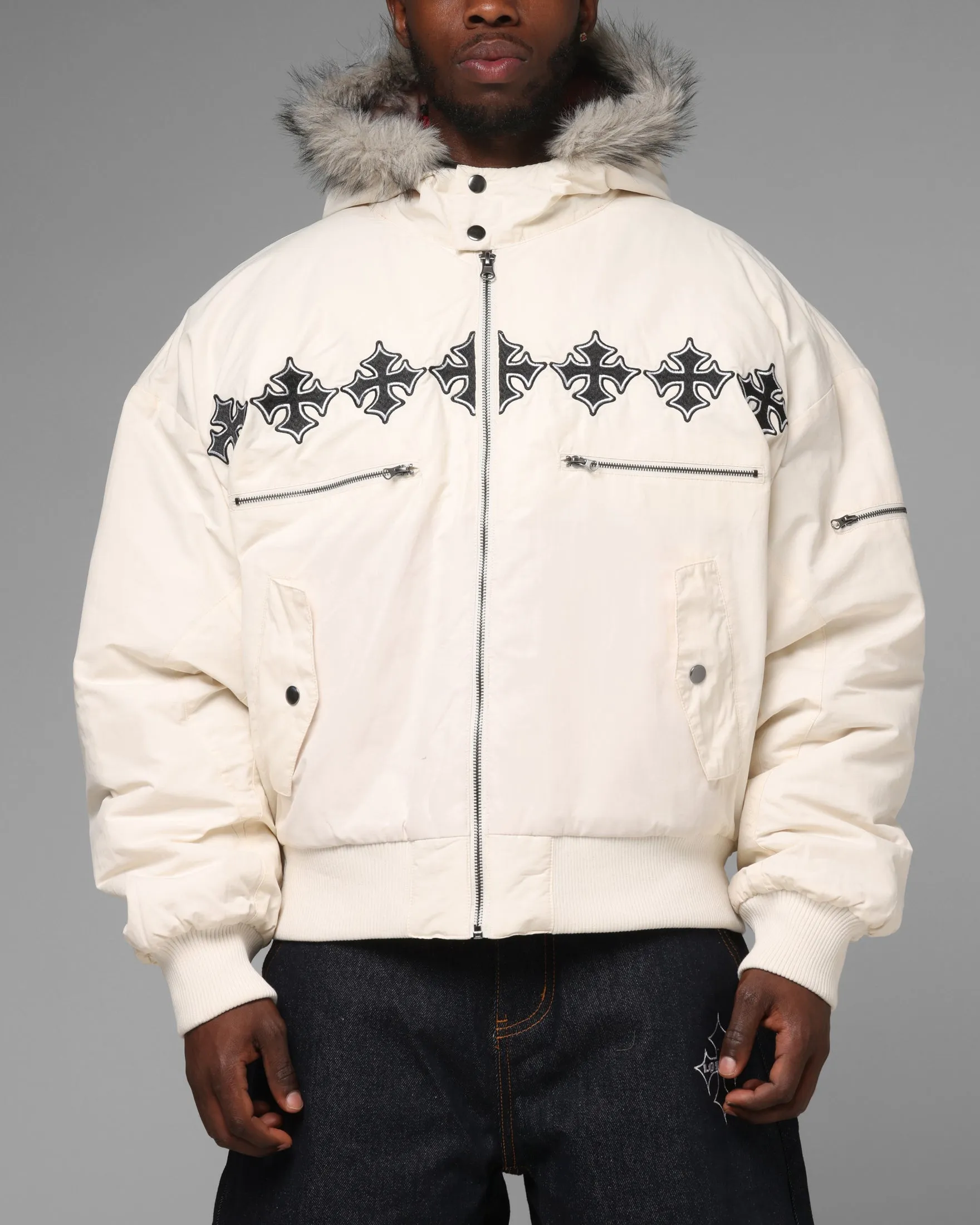 Loiter Siberia Jacket Off White sold by Culture Kings