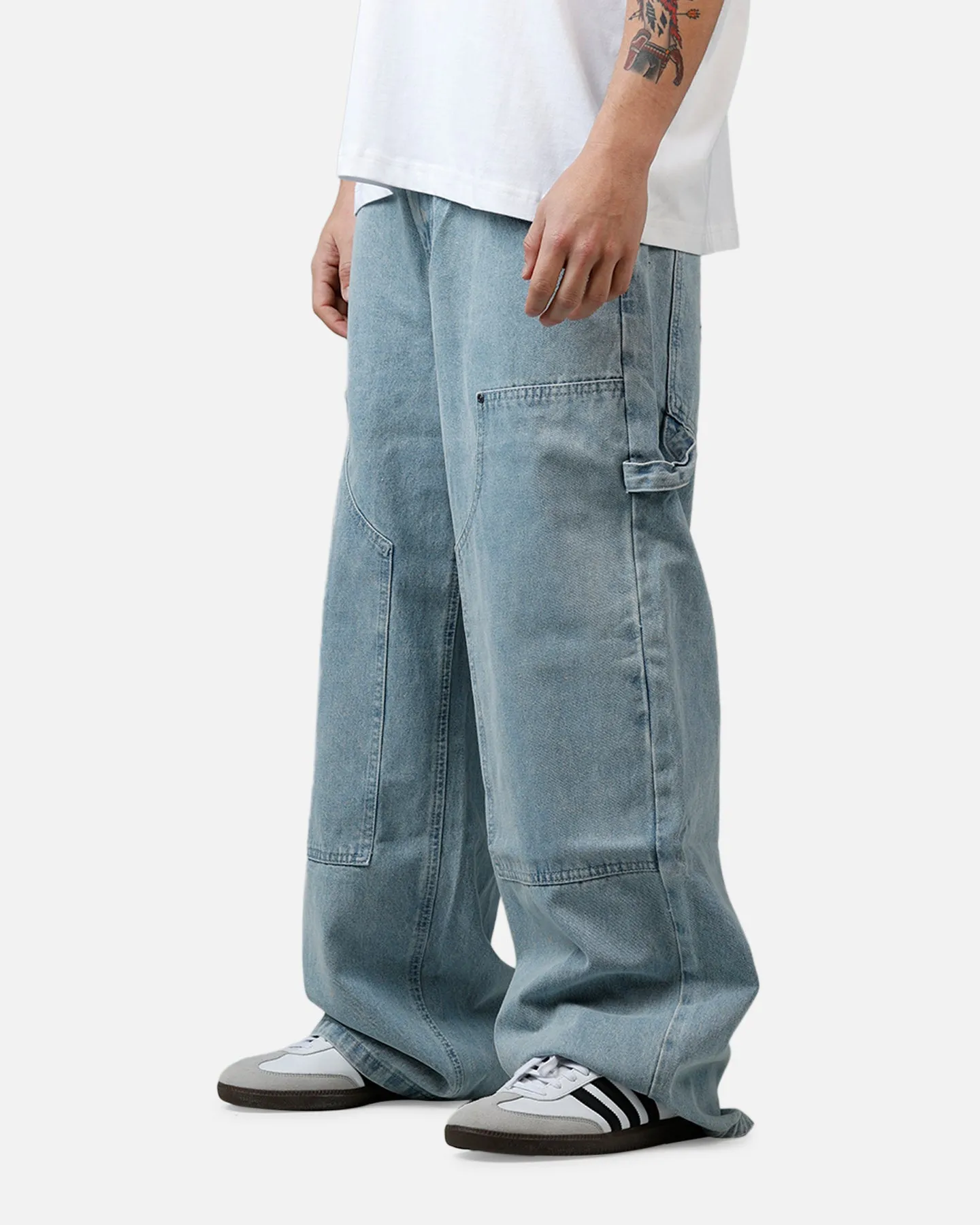 Carre Baggy Work Jeans Light Blue Wash sold by Culture Kings product image thumbnail 4