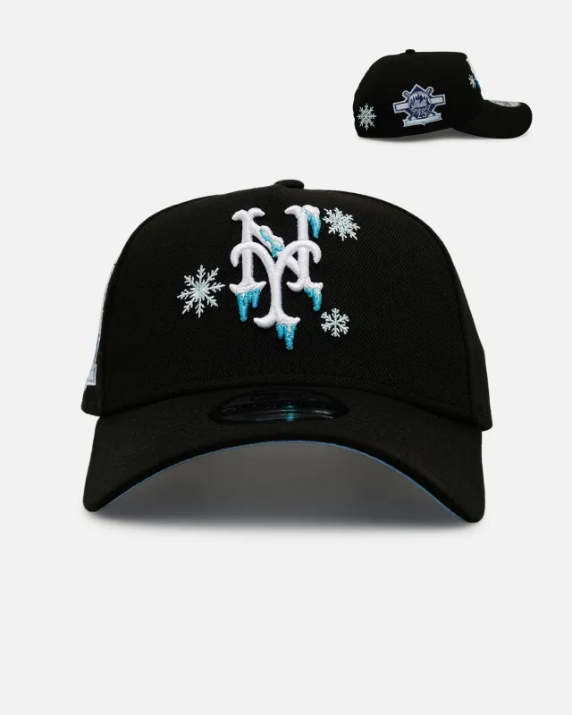 New Era New York Mets 'Cold As Ice' 9FORTY A-Frame Snapback Black sold by Culture Kings