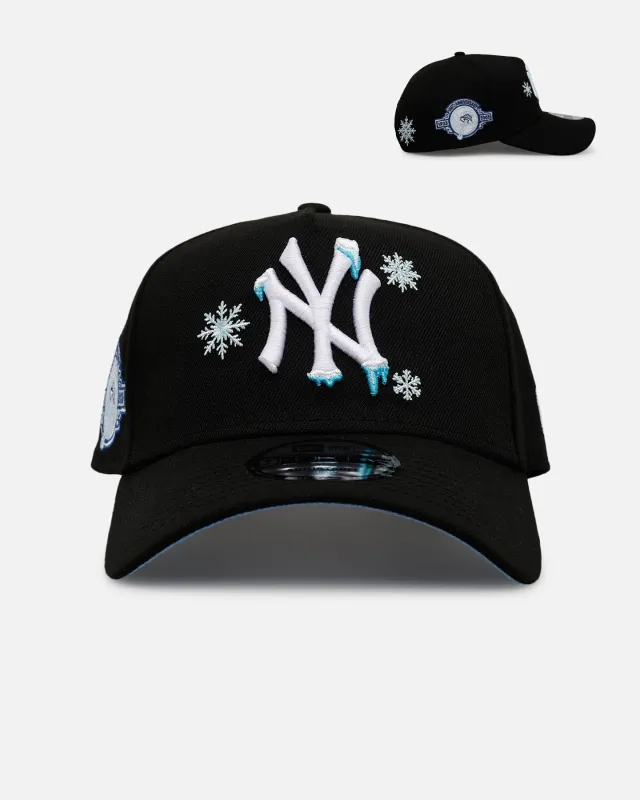 New Era New York Yankees 'Cold As Ice' 9FORTY A-Frame Snapback Black sold by Culture Kings
