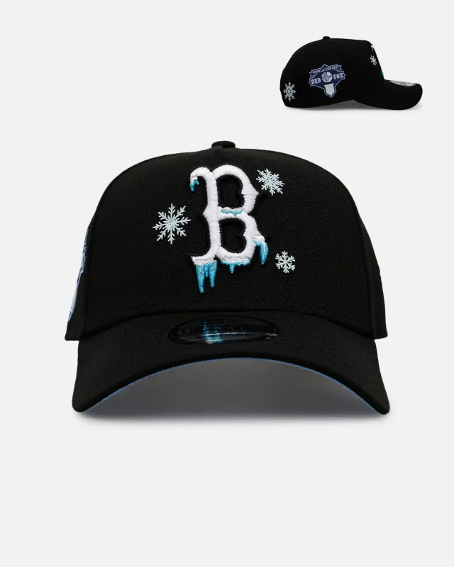 New Era Boston Red Sox 'Cold As Ice' 9FORTY A-Frame Snapback Black sold by Culture Kings