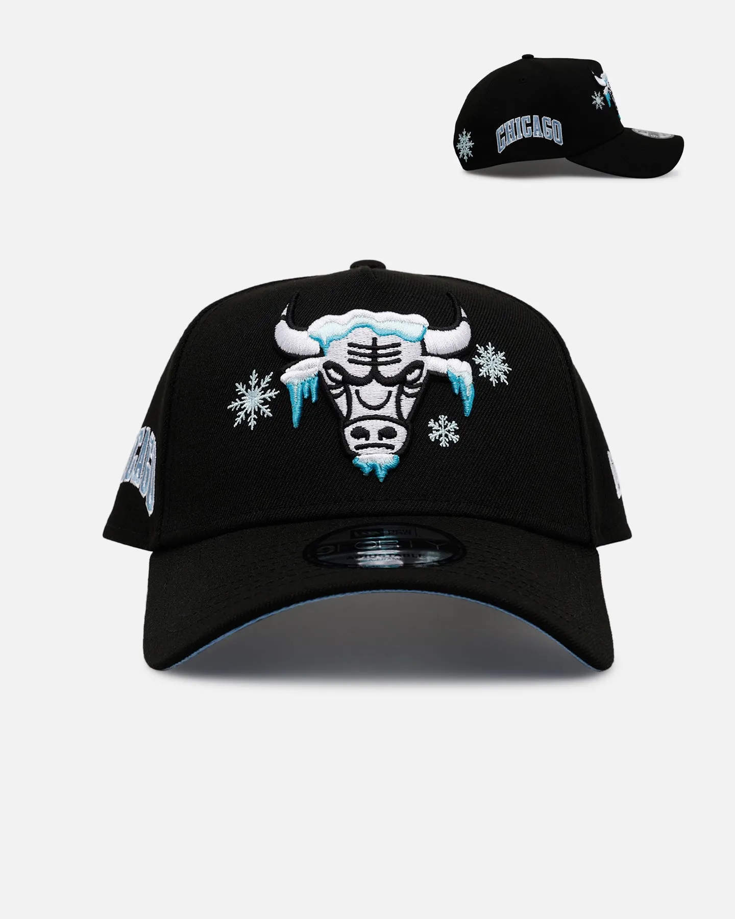 New Era Chicago Bulls 'Cold As Ice' 9FORTY A-Frame Snapback Black sold by Culture Kings