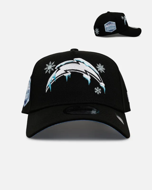 New Era Los Angeles Chargers 'Cold As Ice' 9FORTY A-Frame Snapback Black sold by Culture Kings