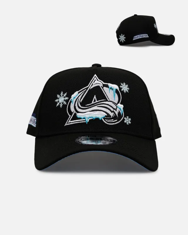 New Era Colorado Avalanche 'Cold As Ice' 9FORTY A-Frame Snapback Black sold by Culture Kings