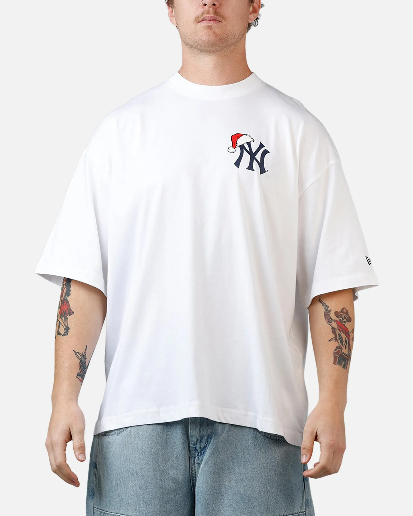 New Era New York Yankees 'All I Want For Christmas' Santa T-Shirt White sold by Culture Kings product image thumbnail 2