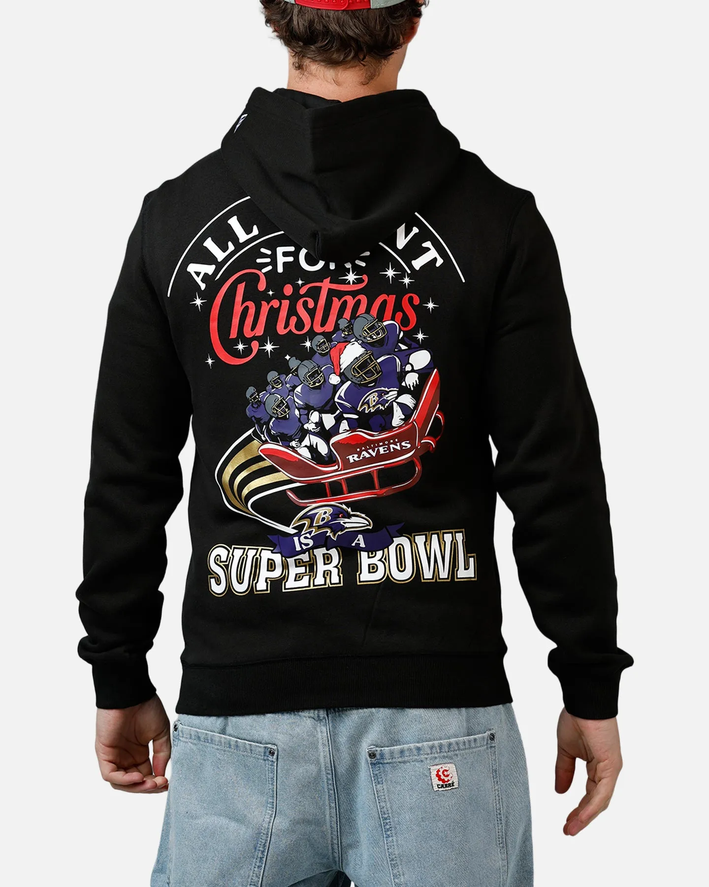 New Era Baltimore Ravens All I Want For Christmas Hoodie Black sold by Culture Kings