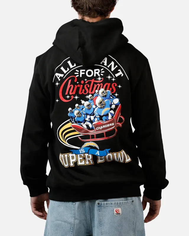 New Era Los Angeles Chargers All I Want For Christmas Hoodie Black sold by Culture Kings