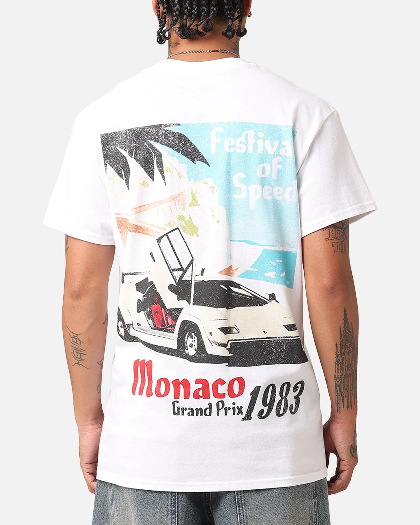 Goat Crew Monaco 1983 T-Shirt White sold by Culture Kings