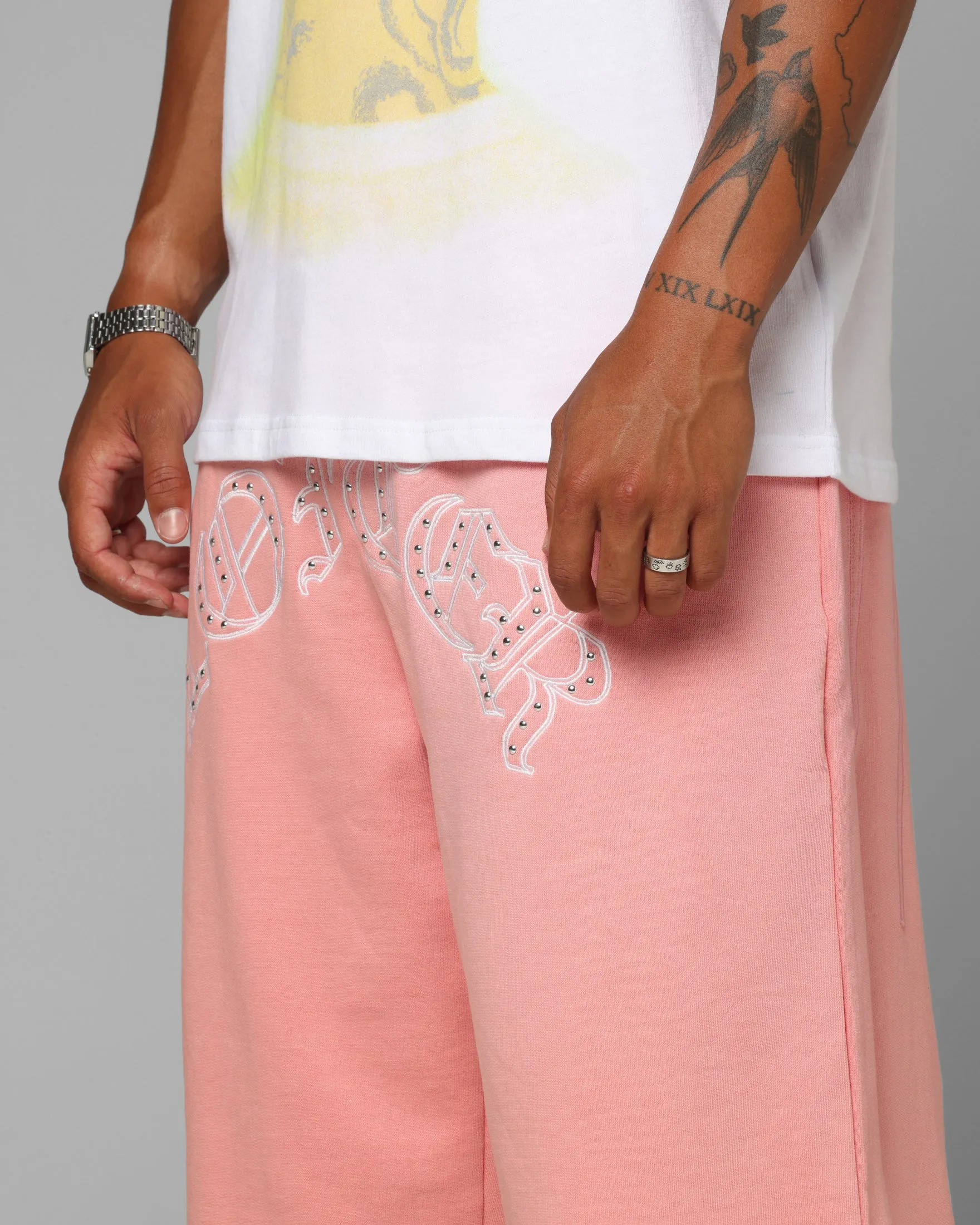 Loiter Destruct Sweat Shorts Pink sold by Culture Kings product image thumbnail 3