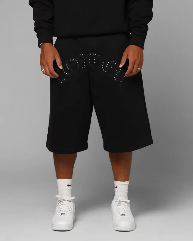 Loiter Destruct Sweat Shorts Black sold by Culture Kings