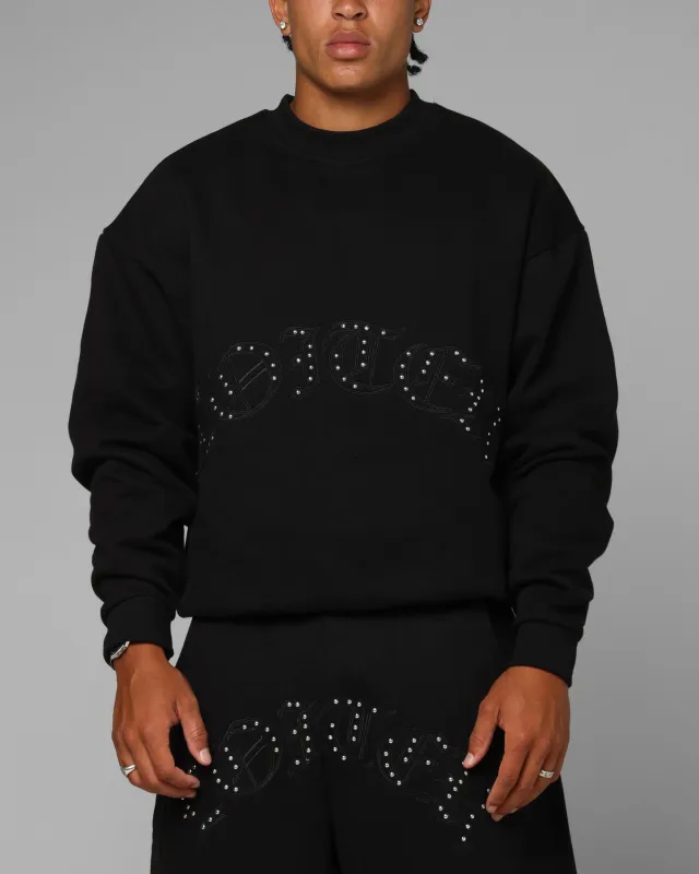 Loiter Destruct Crewneck Black sold by Culture Kings
