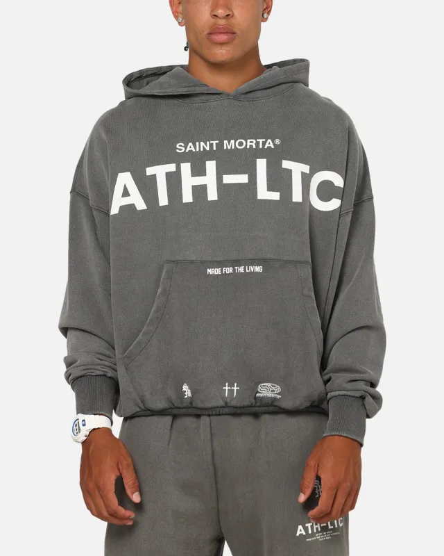 Saint Morta Athltc Hoodie Washed Charcoal sold by Culture Kings