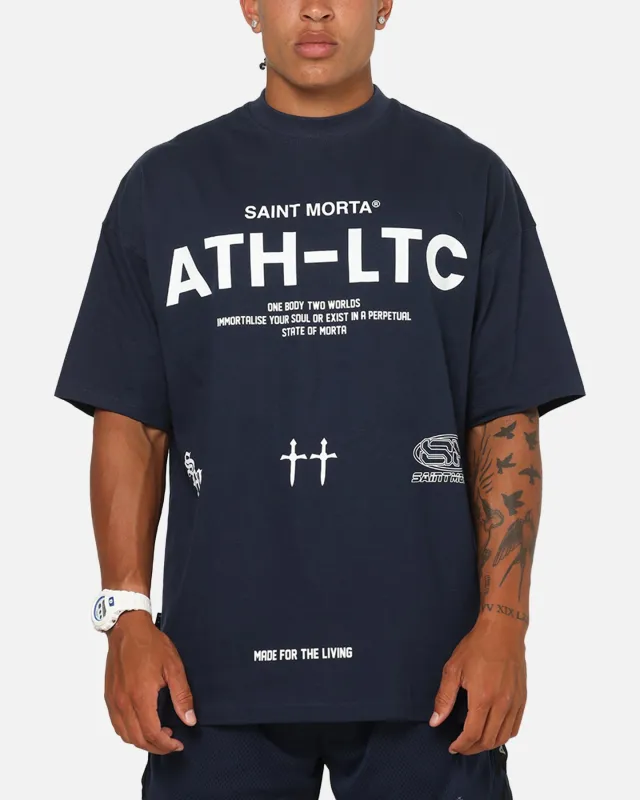 Saint Morta Athletc T-Shirt Dark Royal sold by Culture Kings