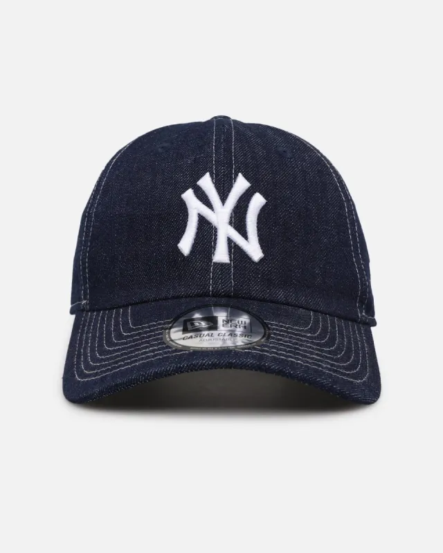 New Era New York Yankees Washed Denim Casual Classic Strapback Blue Washed Denim sold by Culture Kings