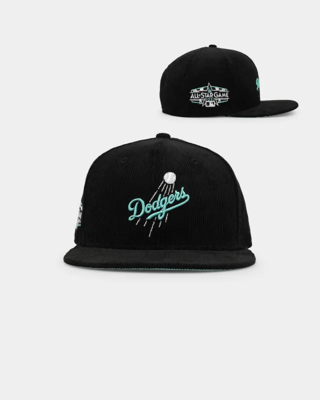 New Era Los Angeles Dodgers 'Black Cord Blue Tint' 59FIFTY Fitted Black sold by Culture Kings
