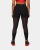 Reebok X Cardi B Women's High Raised Mesh Tights Black sold by Culture Kings