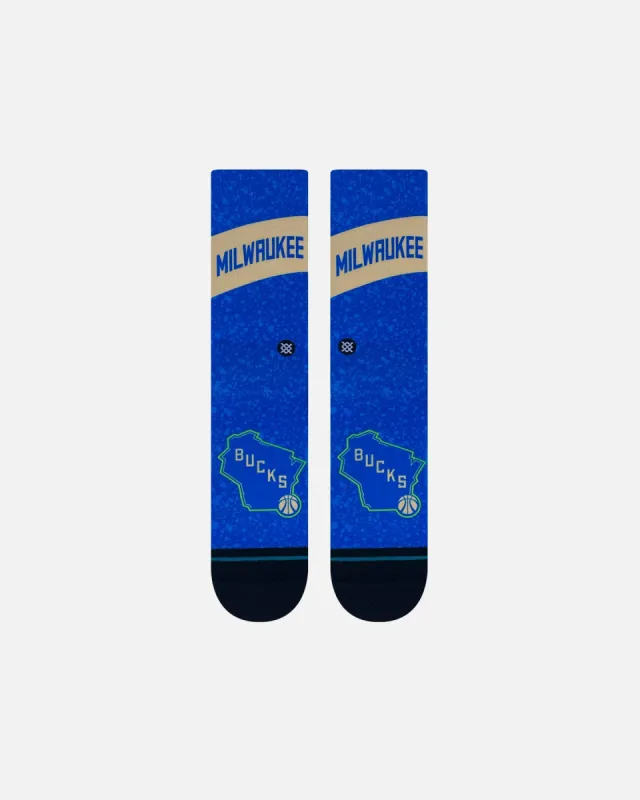 Stance X NBA Milwaukee Bucks Crewcut Socks Multi sold by Culture Kings