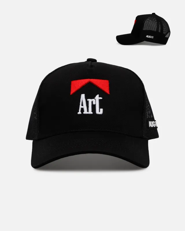 Aug11 Art Trucker Snapback Black sold by Culture Kings