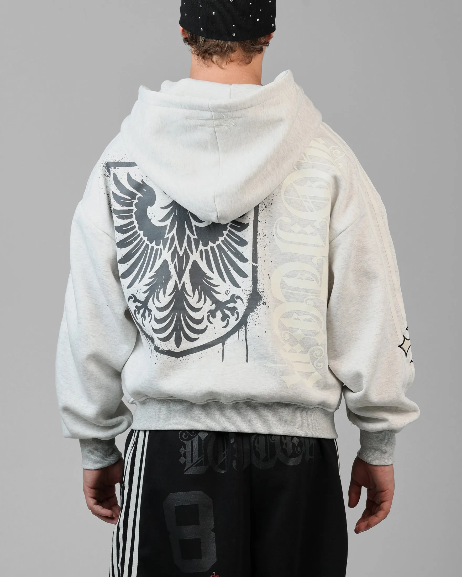 Loiter Imperial Zip Hoodie Grey sold by Culture Kings