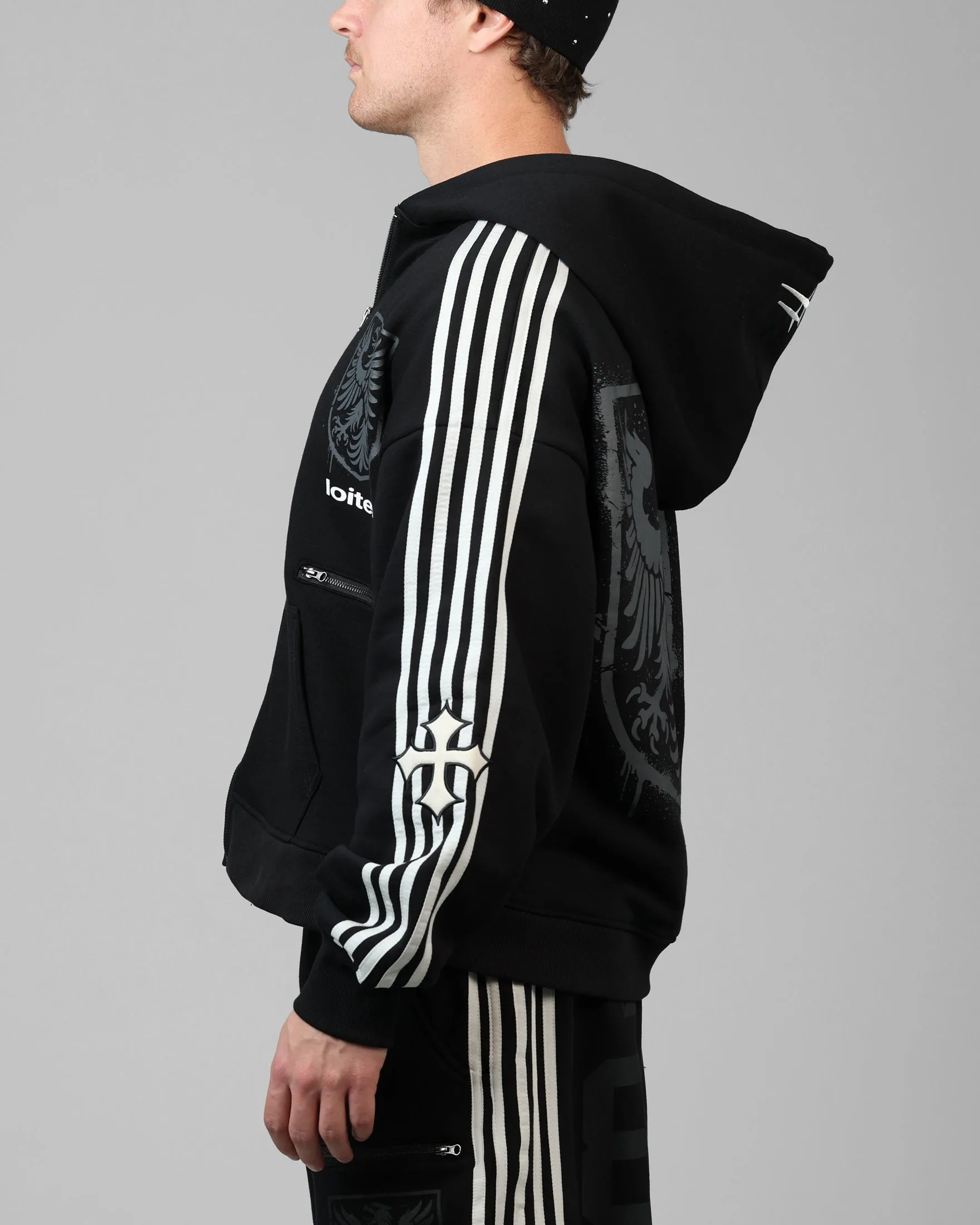 Loiter Imperial Zip Hoodie Black sold by Culture Kings product image thumbnail 5