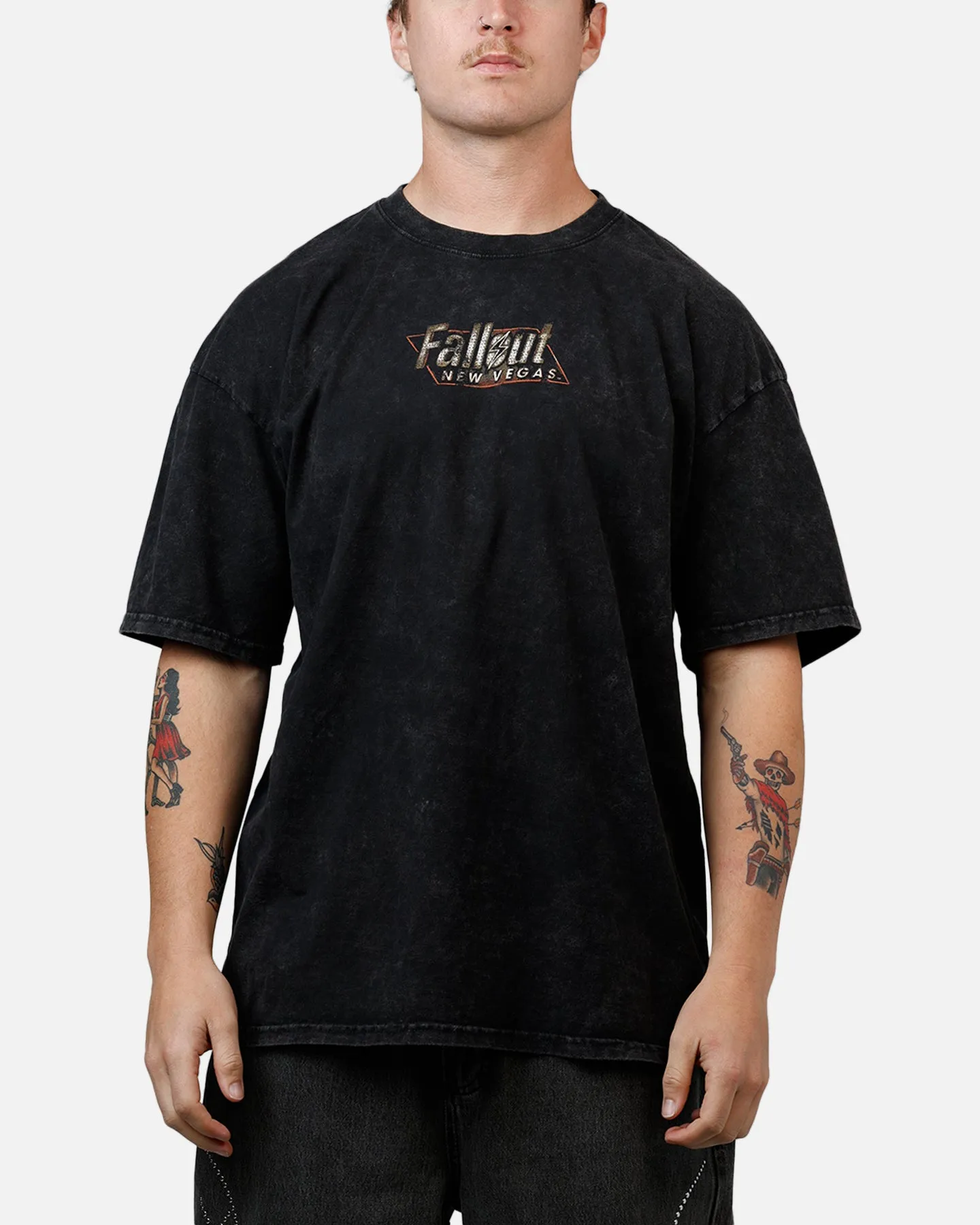 73Studio X Fallout: New Vegas T-Shirt Black Acidwash sold by Culture Kings product image thumbnail 2