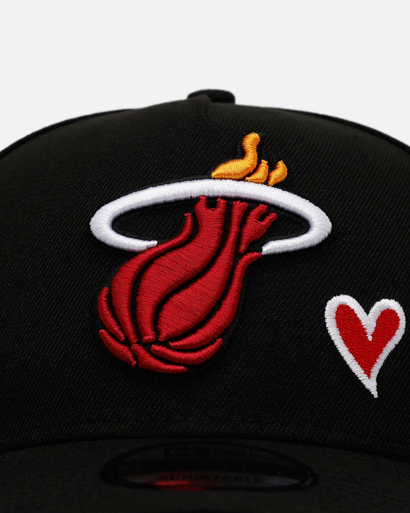 New Era Miami Heat 'Team Color Hearts' 9FORTY A-Frame Snapback Official Team Color sold by Culture Kings product image thumbnail 5