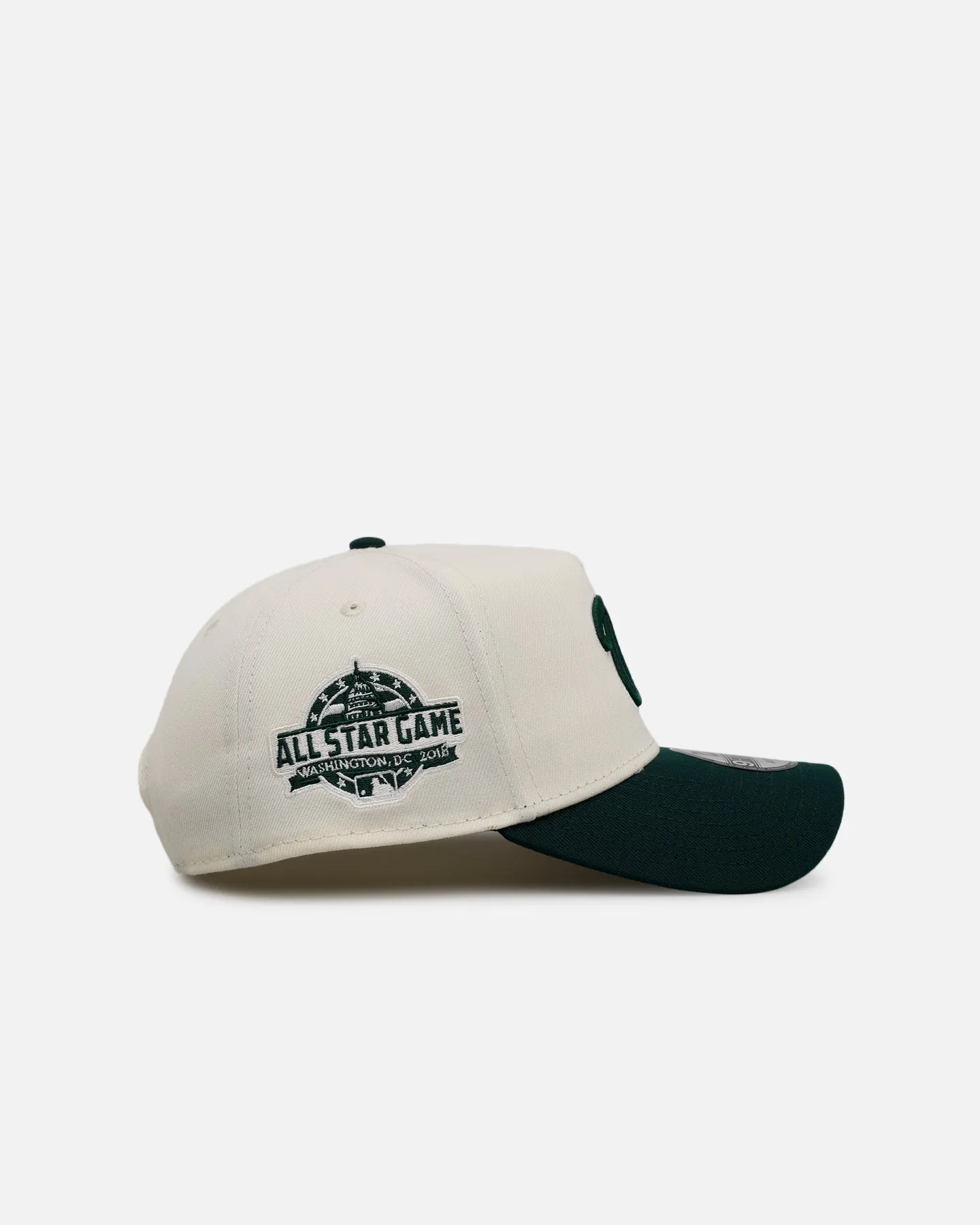 New Era Washington Nationals 'Evergreen' 9FORTY A-Frame Snapback Chrome/Dark Green sold by Culture Kings product image thumbnail 3